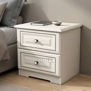 Modern Bedside Cabinet : Two-Drawer Bedside Table