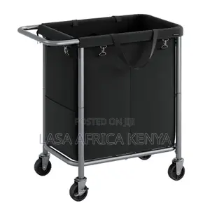 Rolling Laundry Hamper With Wheels & Removable Liner-140l