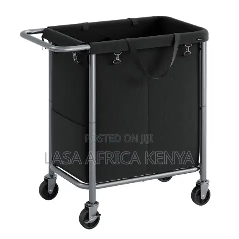 Rolling Laundry Hamper With Wheels & Removable Liner-140l