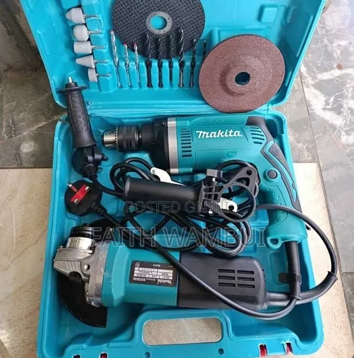 Limited Stock Makita Combo Machine Angle Grinder and Drill