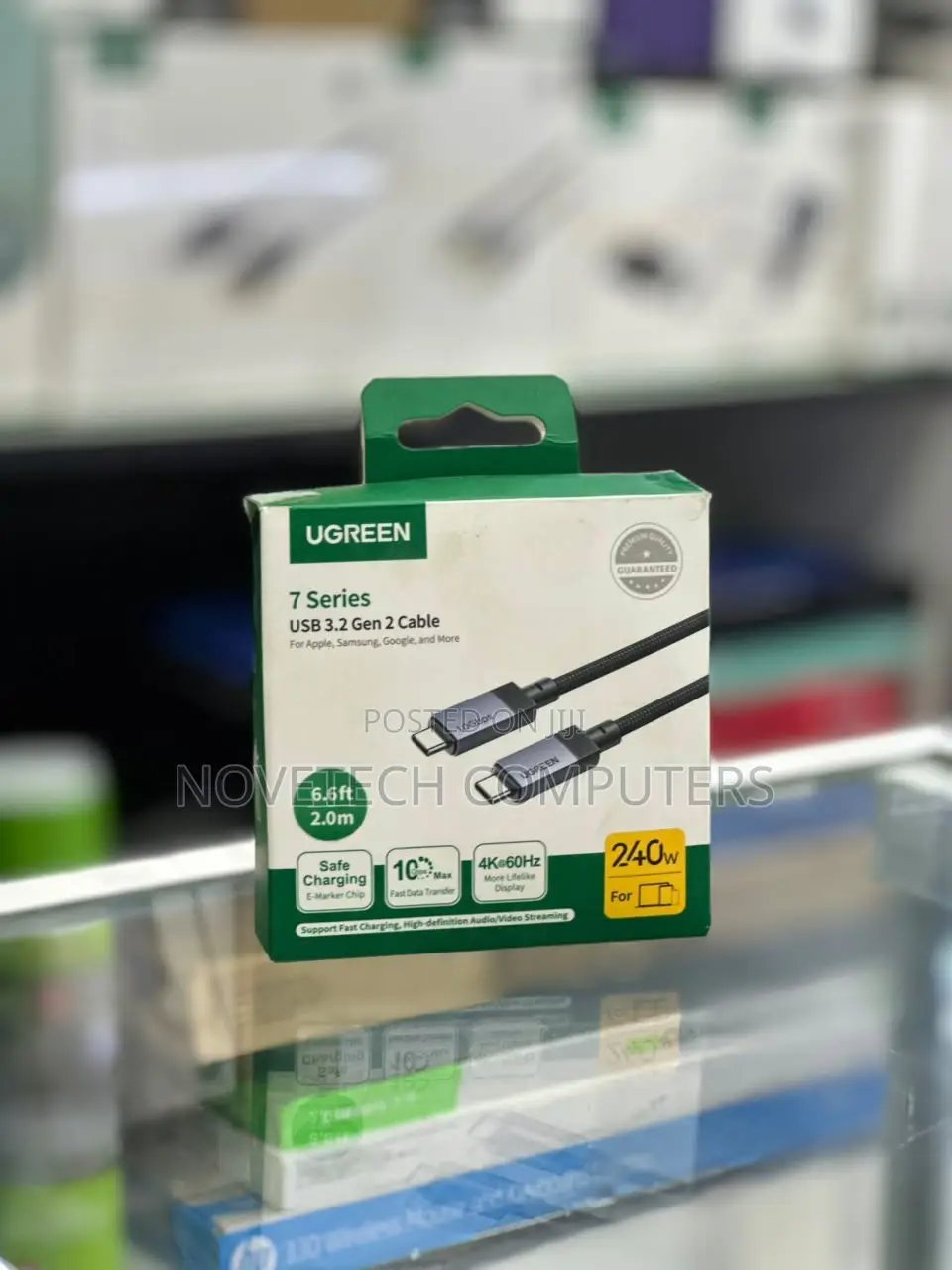 Ugreen 240W USB C to USB C 3.2 Gen2 Cable Fast Charging 10Gbps