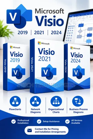 Microsoft Visio 2019, 2021 & 2024 Installation Services