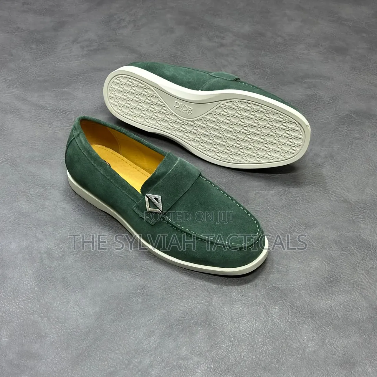 Quality Semi Causal Dior (Suede) Flat Shoes
