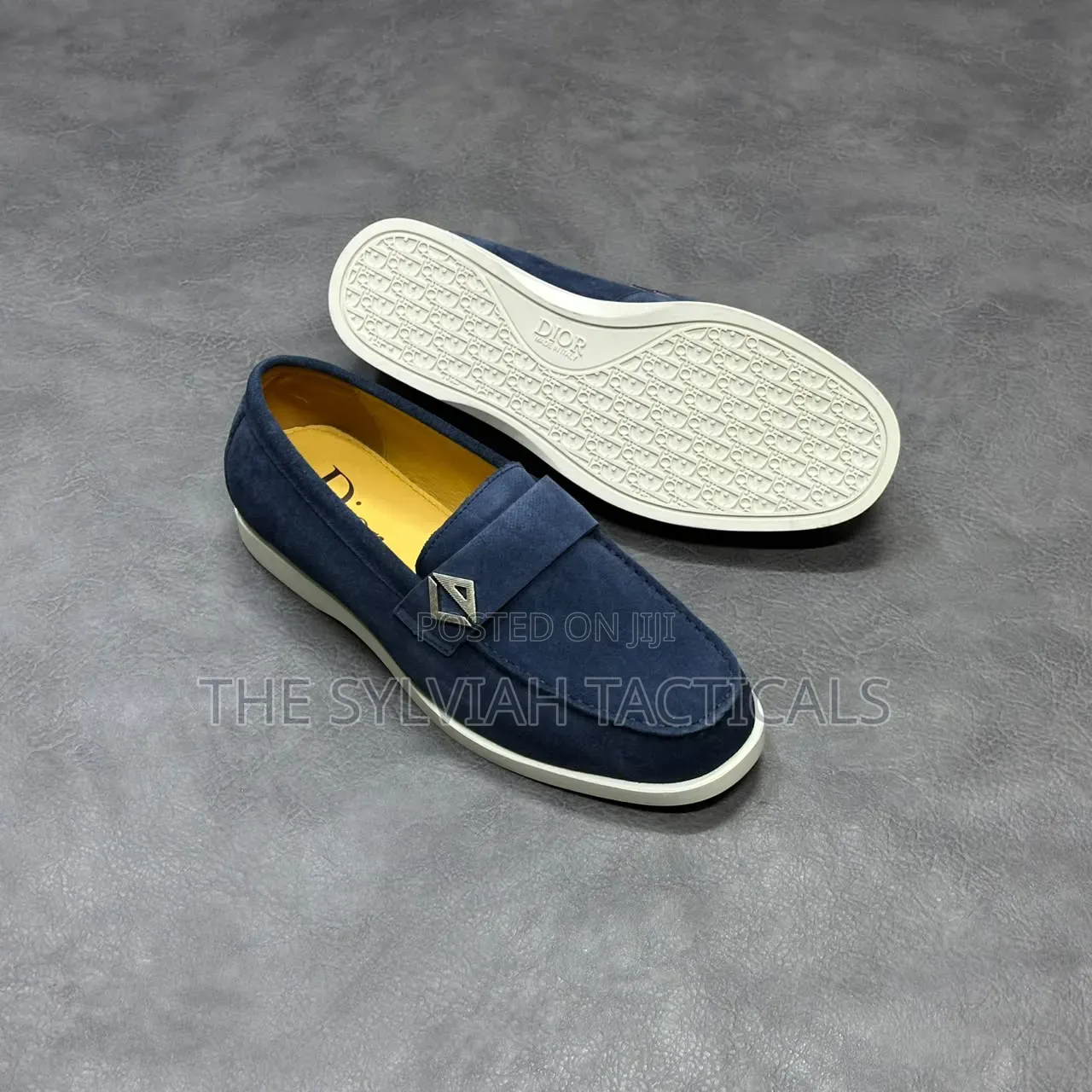 Quality Semi Causal Dior (Suede) Flat Shoes