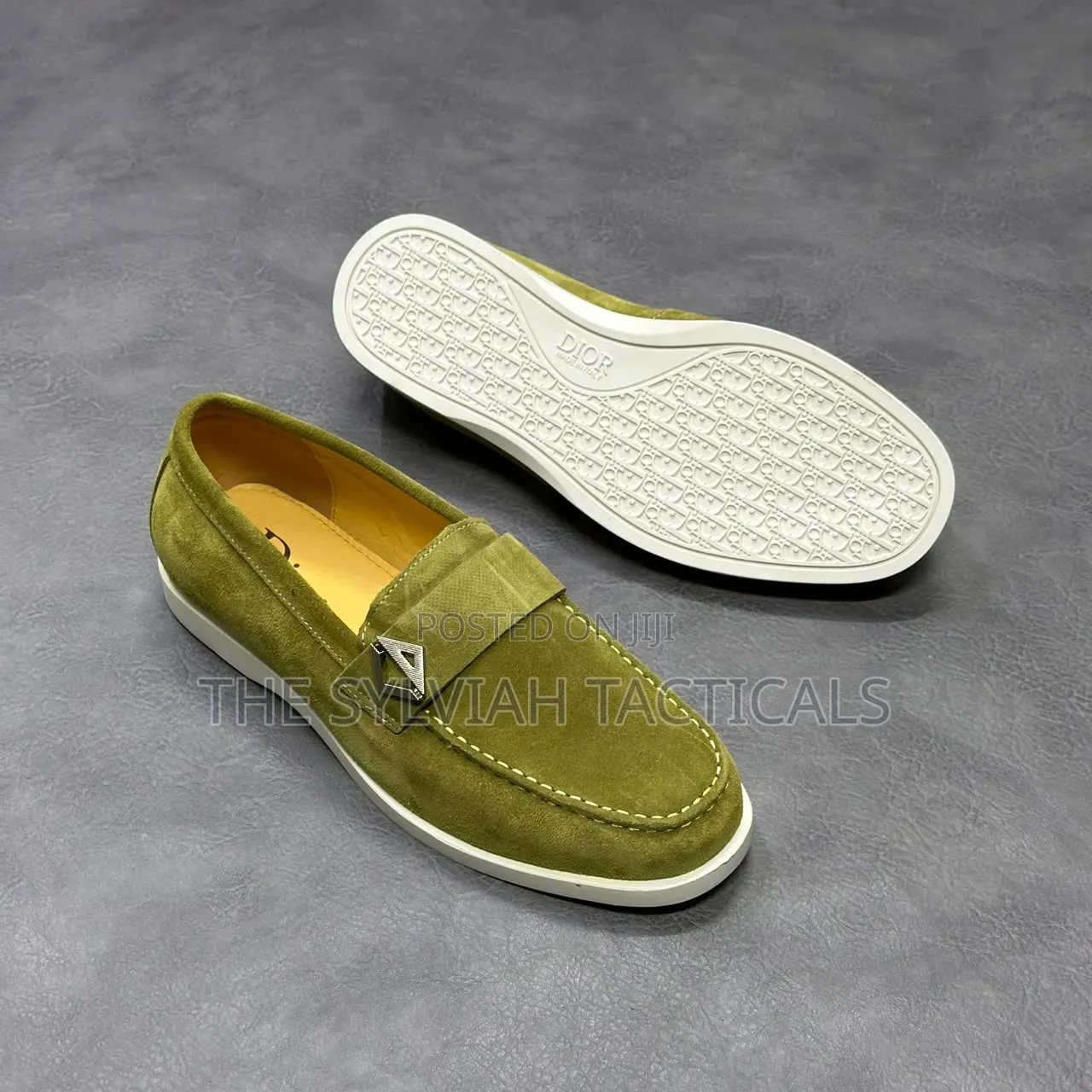 Quality Semi Causal Dior (Suede) Flat Shoes
