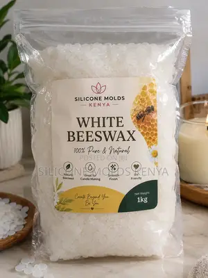 White Beeswax Pellets 100% Pure and Natural for Candle Making & DIY