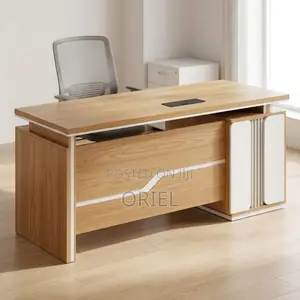 Office Desk : Modern L-Shaped Executive Work Table 1600MM