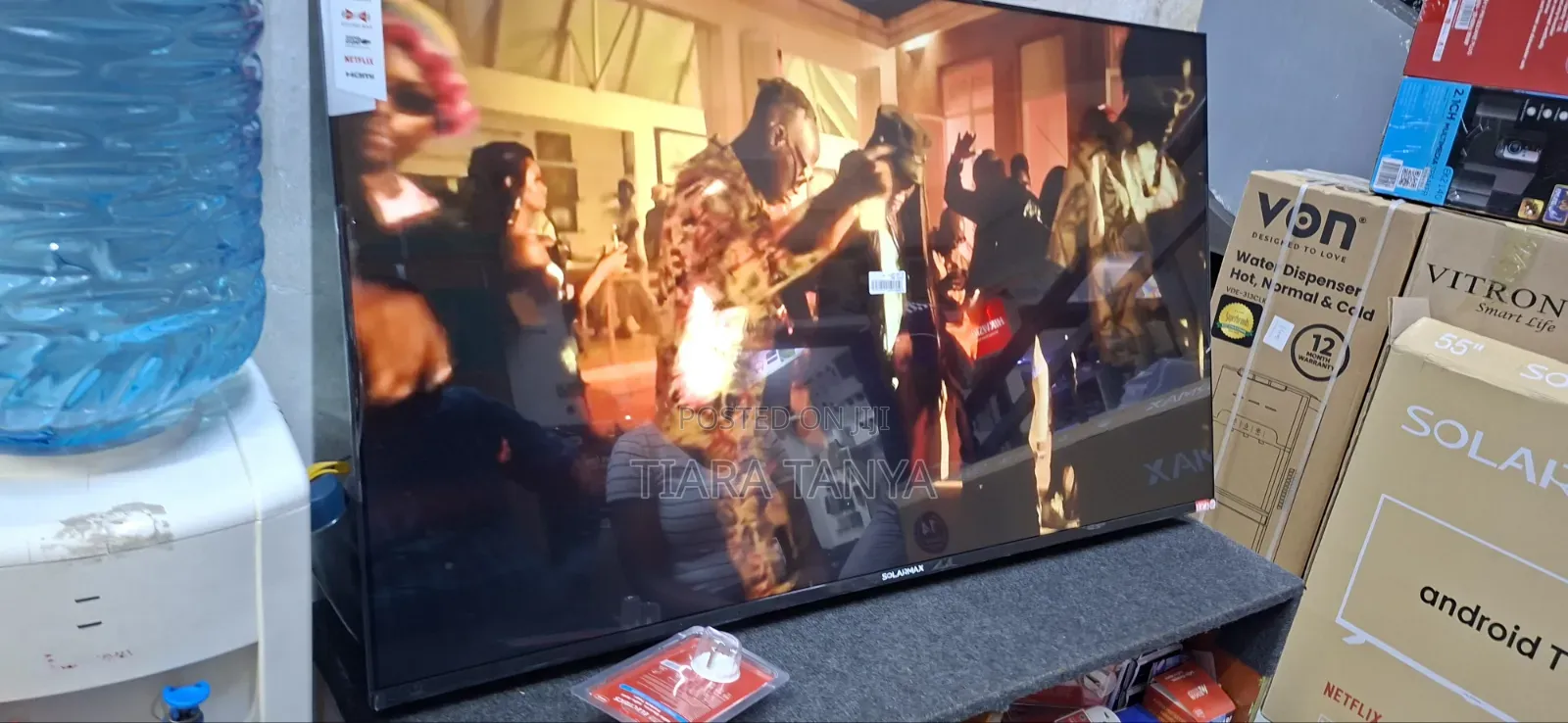 Solarmax 55" Ultra HD 4K Smart Android Television, Bluetooth, Wi-Fi,