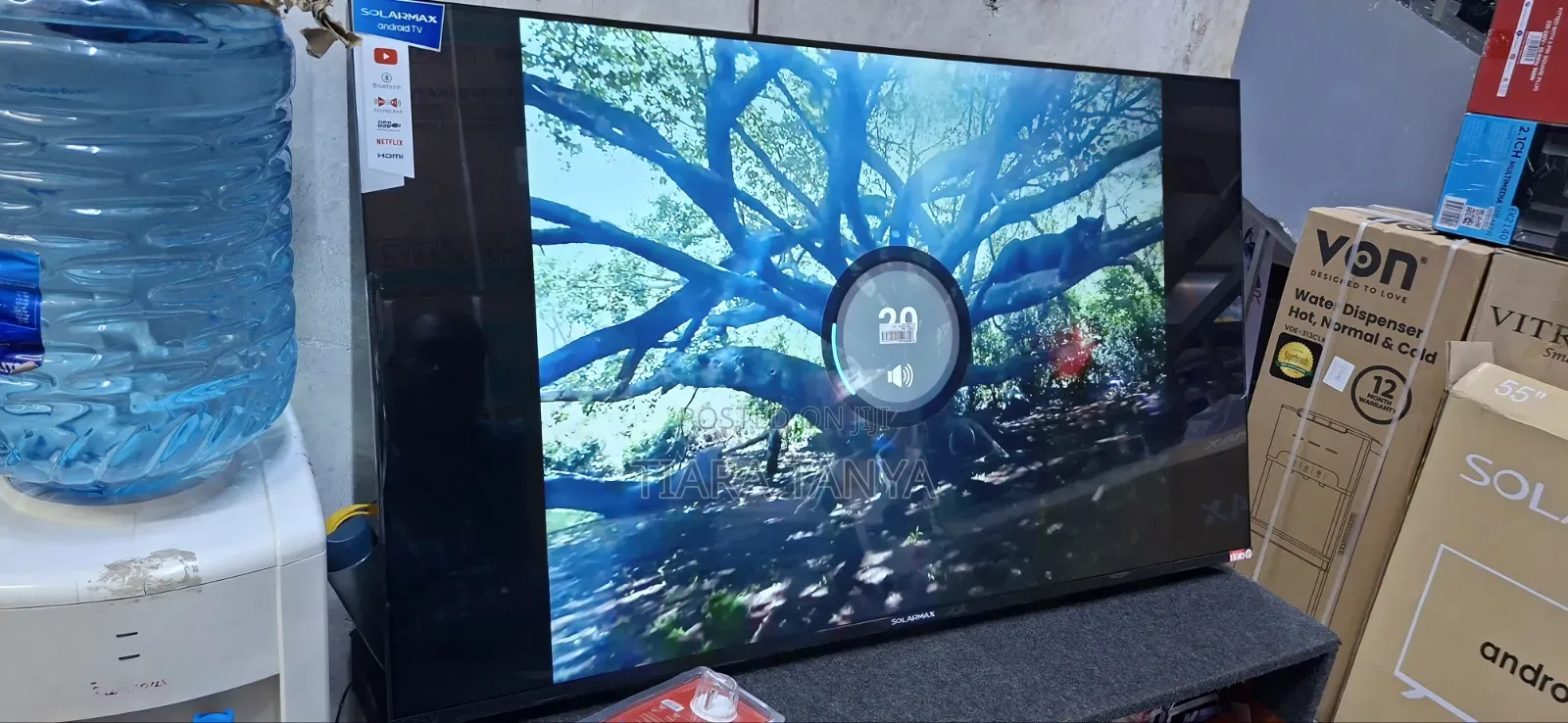 Solarmax 55" Ultra HD 4K Smart Android Television, Bluetooth, Wi-Fi,