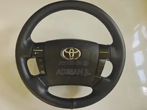 Toyota Mark X 2004-06 Steering Wheel W/ Airbag Pad, Rexine Re-Covered