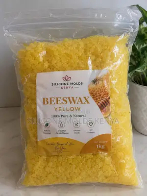 Natural Yellow Beeswax 1KG, Organic Beeswax, for Candle Making & DIY