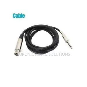 Classic 3 Pin XLR Female to 1/4" 6.35mm Mono Male Plug Audio Microphon