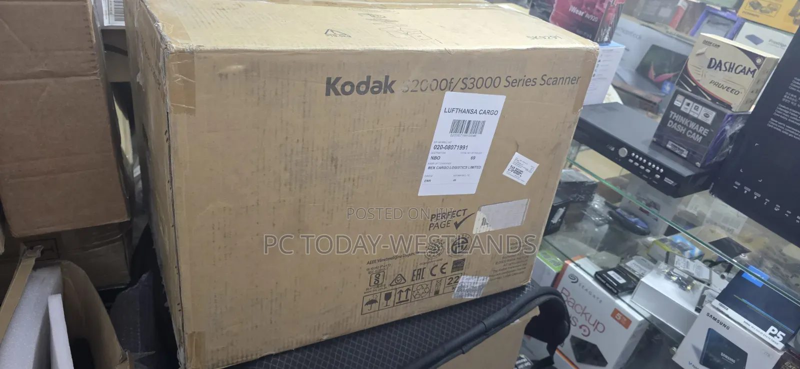 Kodak S2085f 85 PPM Gigabit LAN USB 3.2 Gen Document Scanner