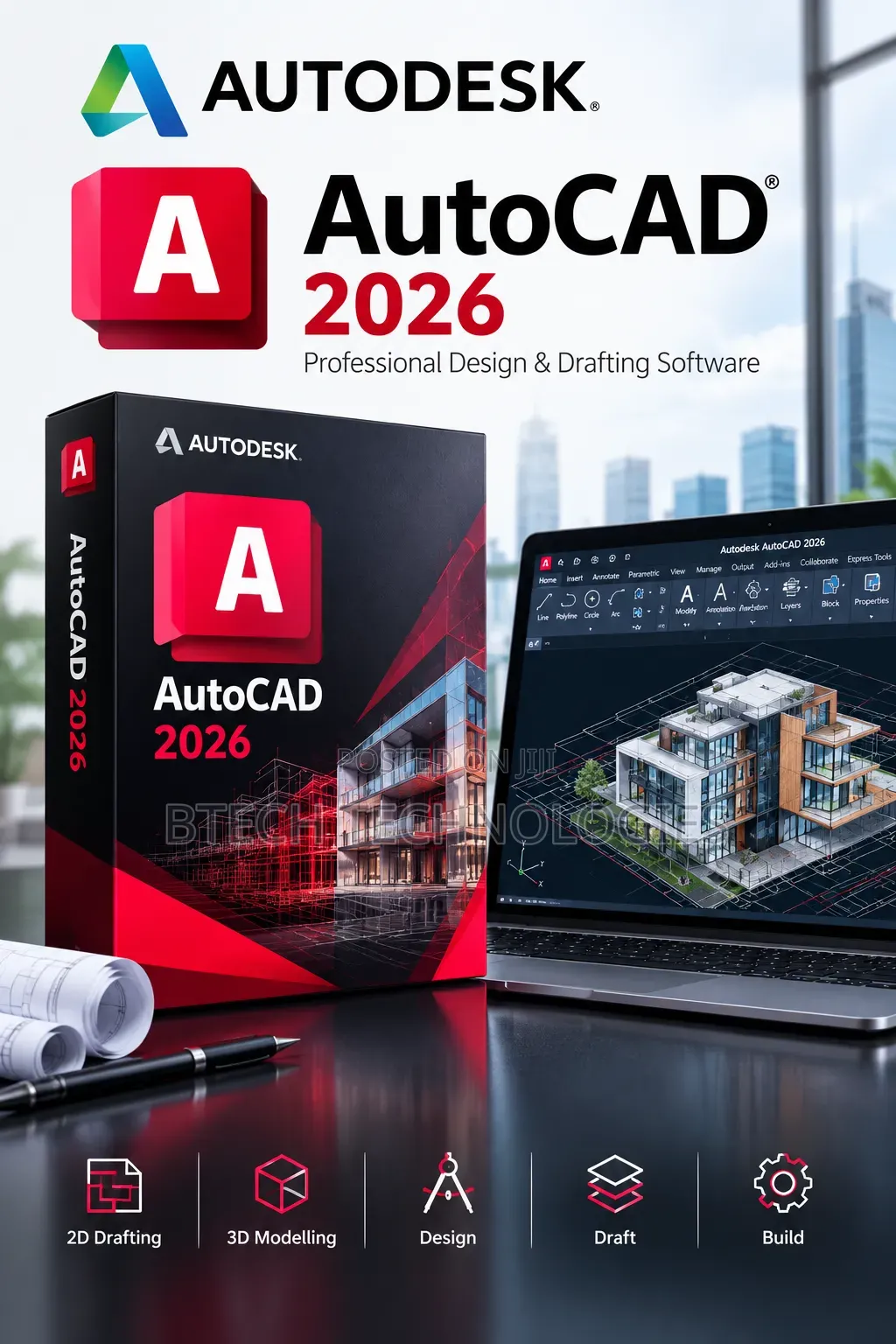 Autodesk AutoCAD 2026 – Professional Design Software