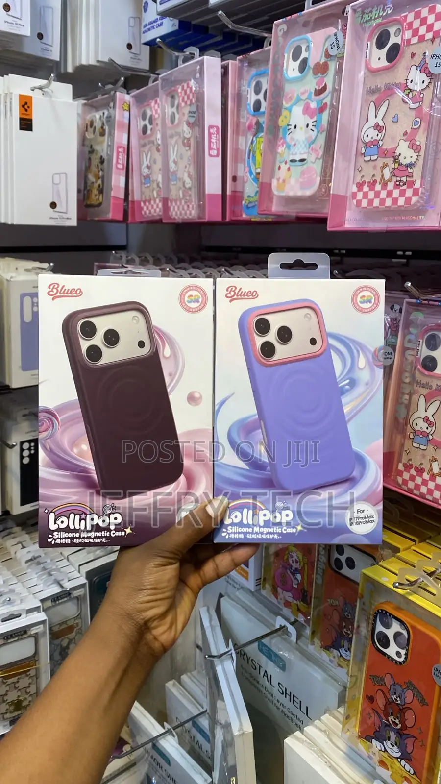Blueo Lollipop Silicone Case for iPhone 17 Pro Max / 18 Pro Max.