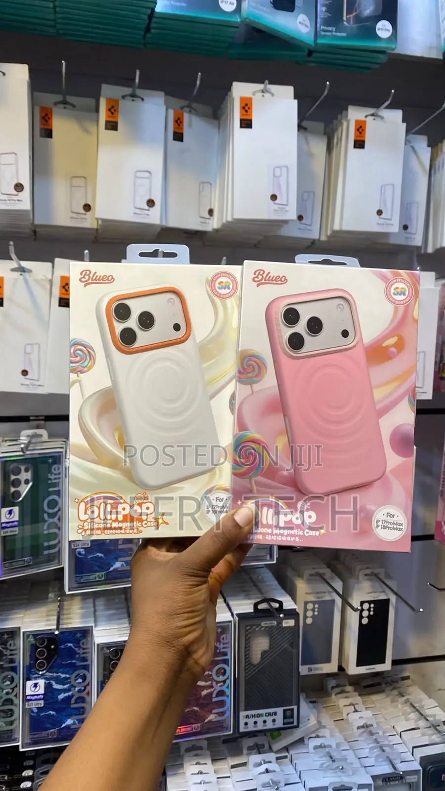 Blueo Lollipop Silicone Case for iPhone 17 Pro Max / 18 Pro Max.