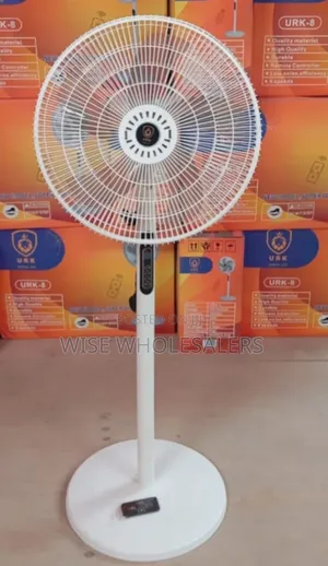 URK-8 16-Inch Remote-Controlled Standing Pedestal Fan.