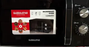 20 Litres Silver Globalstar Manual Microwave With Handles
