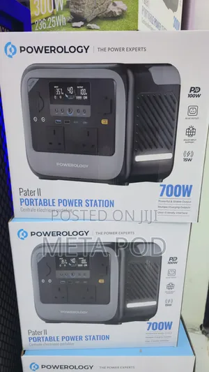 Powerology Pater II Portable Power Station 472.5 Wh 700W