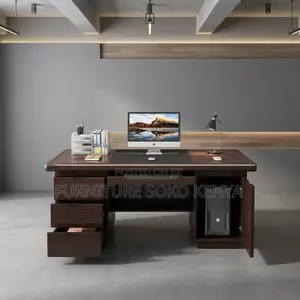 Mahogany 1200MM Home Desk | Executive Office Brown Desk