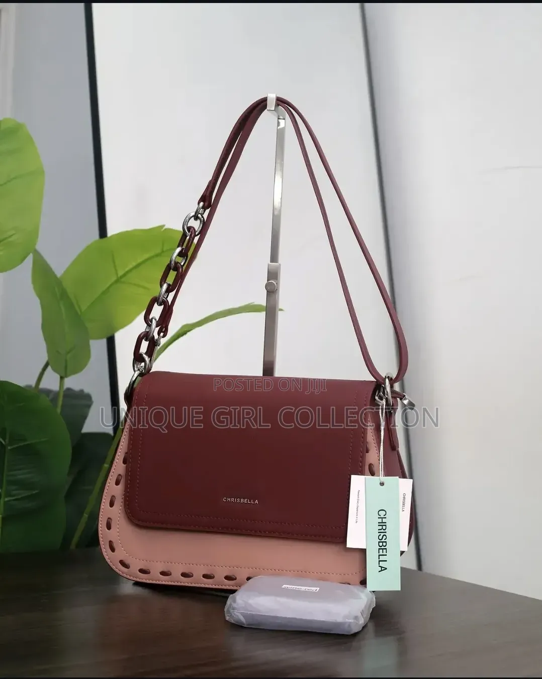 Stylish Chrisbella Ladies SlingBag With Chic Chain Strap
