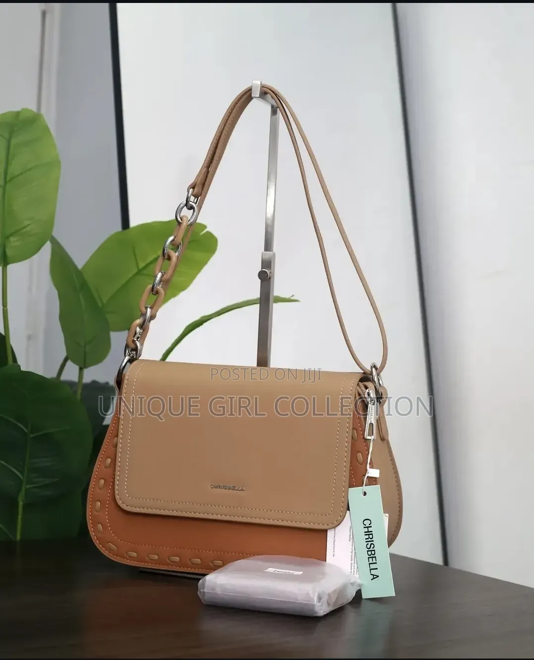 Stylish Chrisbella Ladies SlingBag With Chic Chain Strap