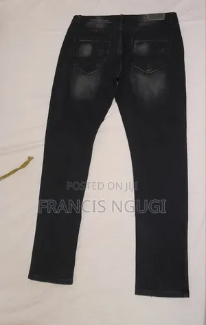 Black Slim Fit Denim/ Jeans