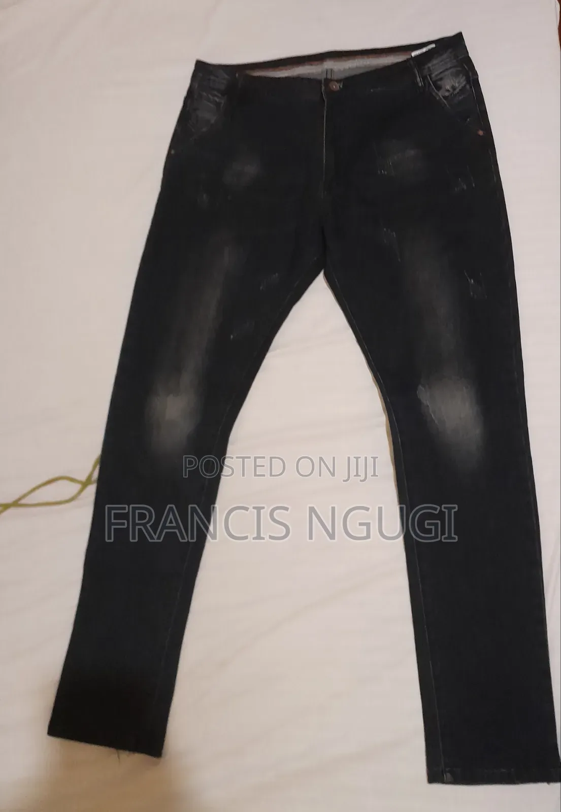 Black Slim Fit Denim/ Jeans