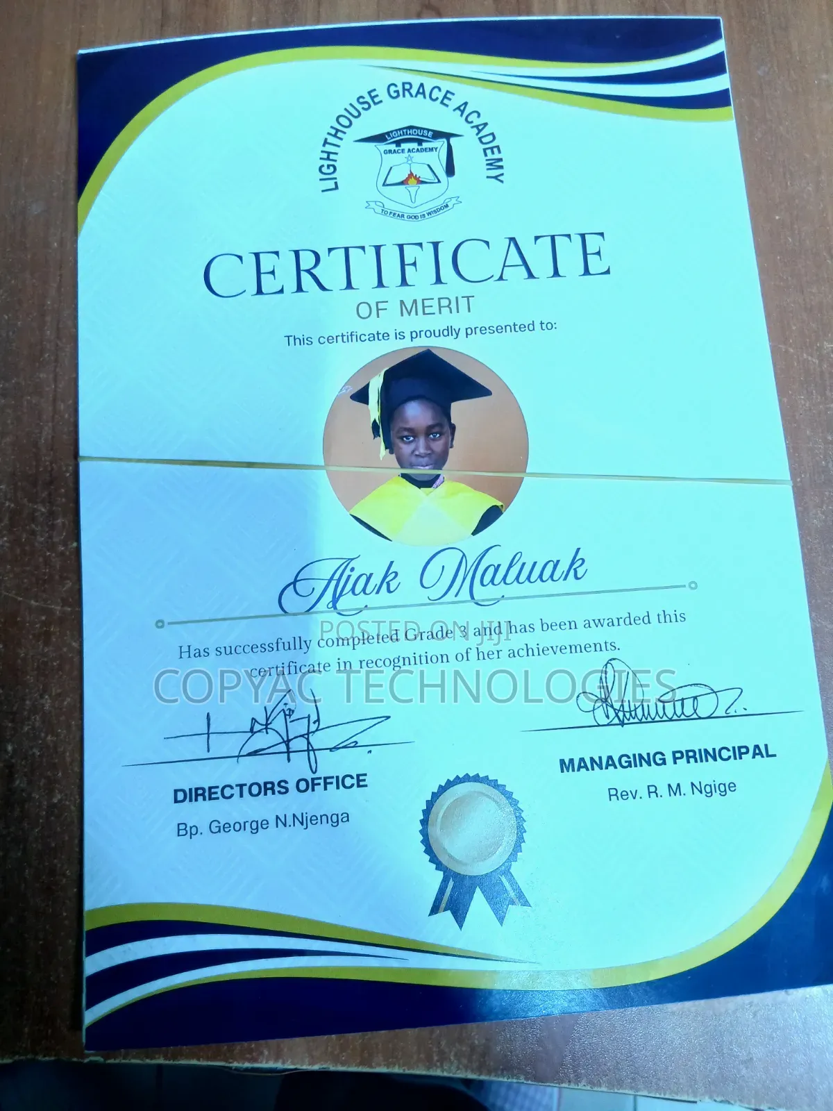 Classic School Certificates