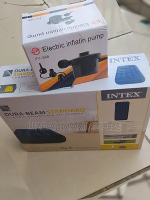  at 5000 Get 6 by 6 Intex Inflatable Mattress With Free Electric Pump