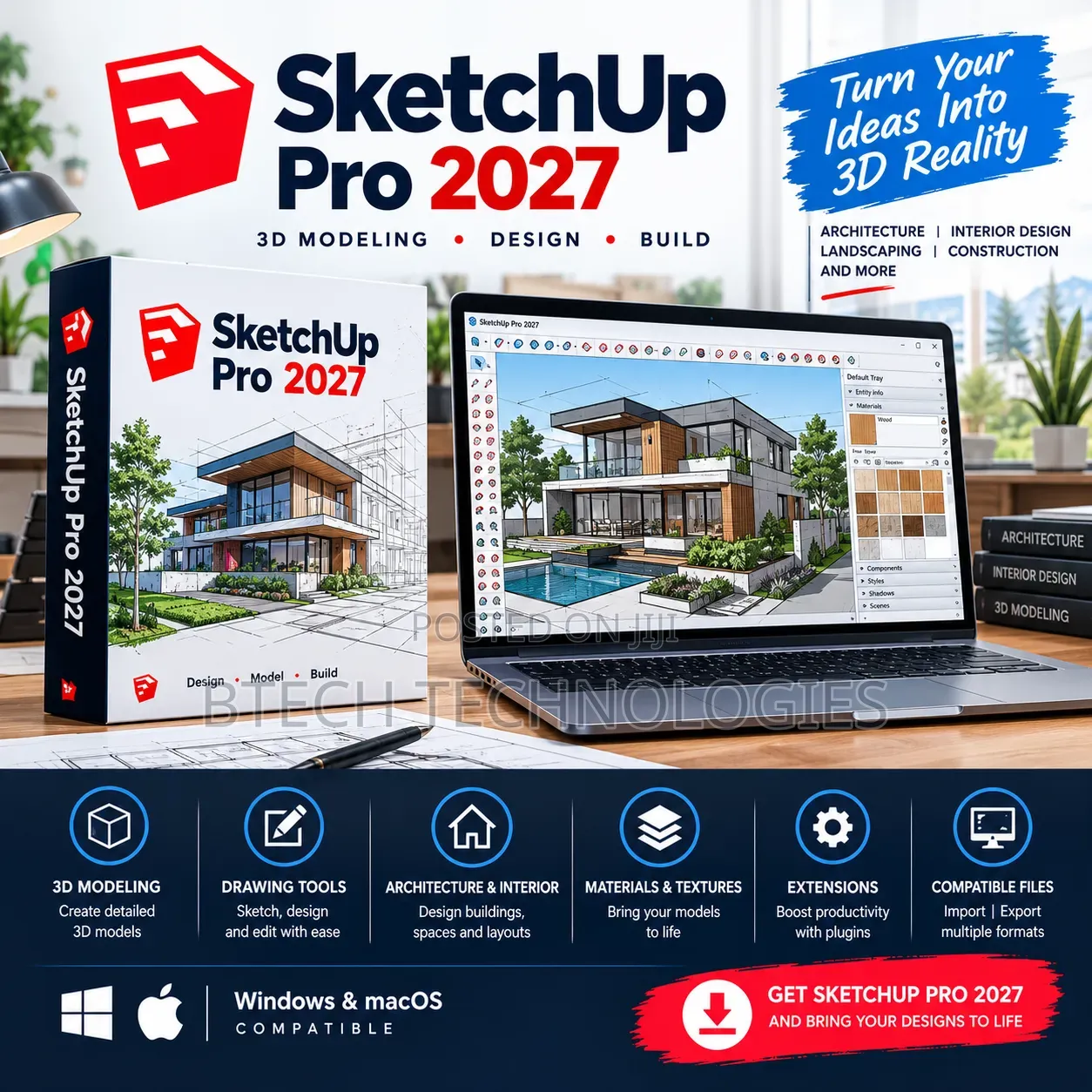 SketchUp Pro 2027 Software Installation