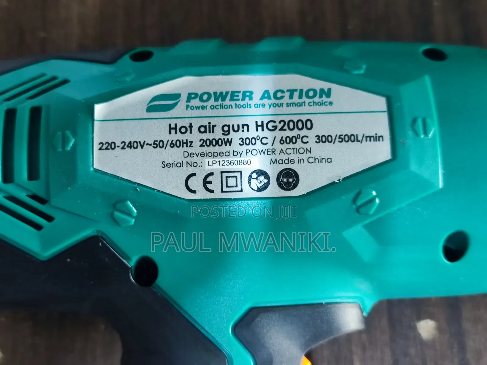 Power Action HG2000 2000W Hot Air Gun