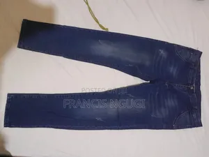 Men's Blue, Slim Fit, Denim/Jeans