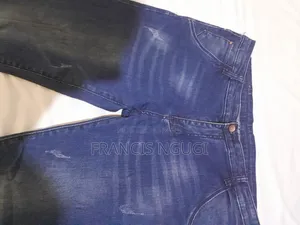 Men's Blue, Slim Fit, Denim/Jeans