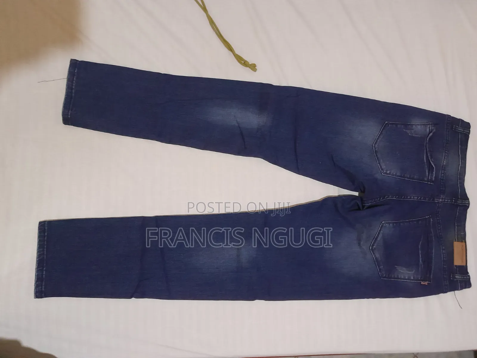 Men's Blue, Slim Fit, Denim/Jeans