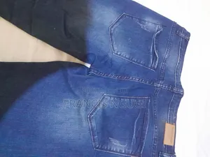 Men's Blue, Slim Fit, Denim/Jeans