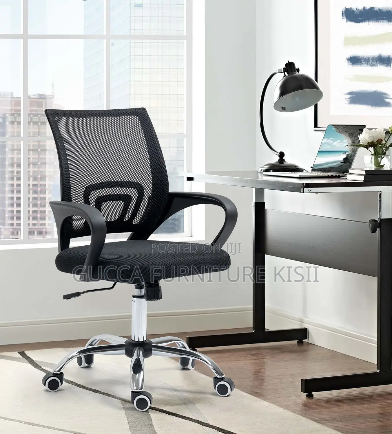 Low Back Ergonomic Mesh Secretarial Chair