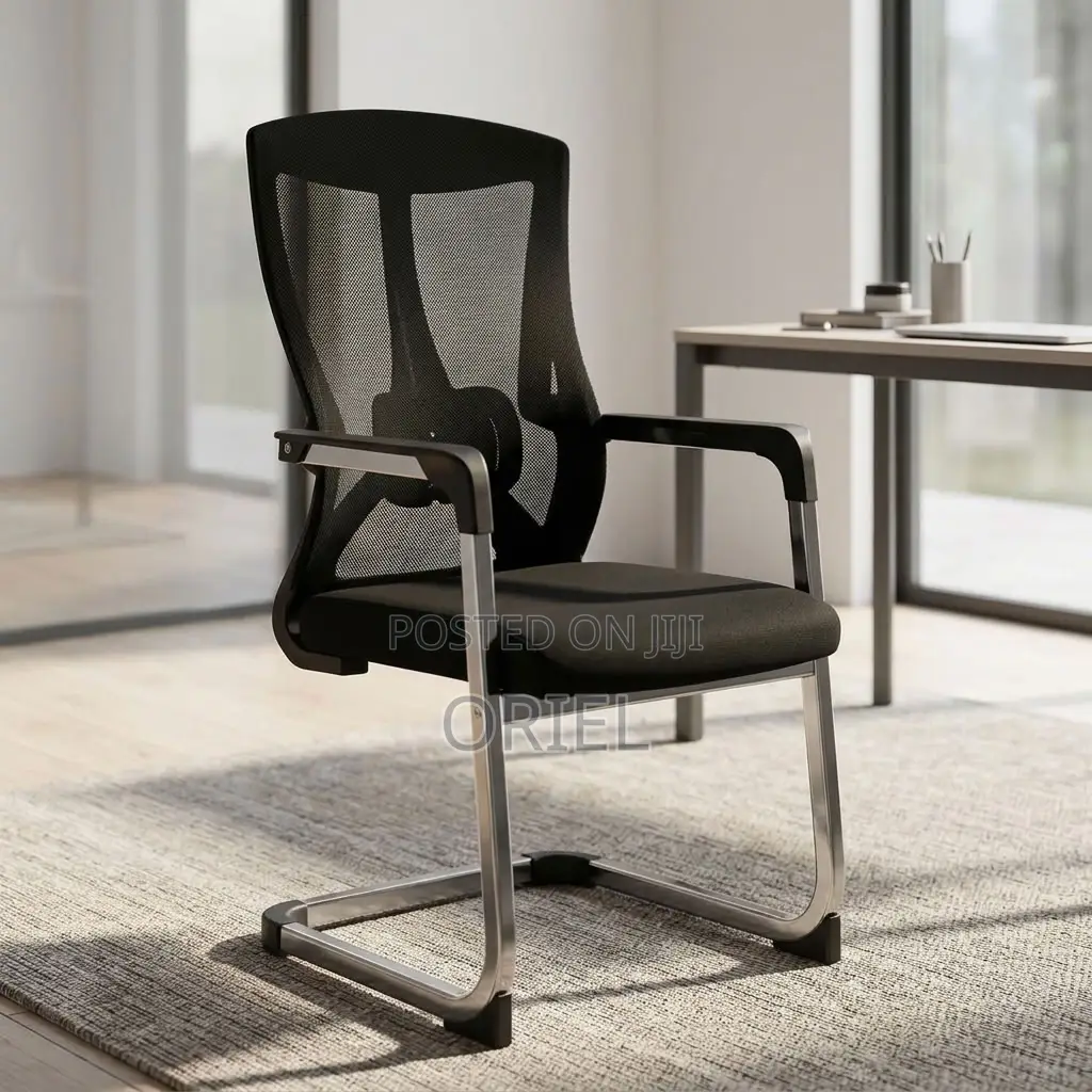 Ergonomic Office Guest Chair – Comfortable Meeting Room Seating