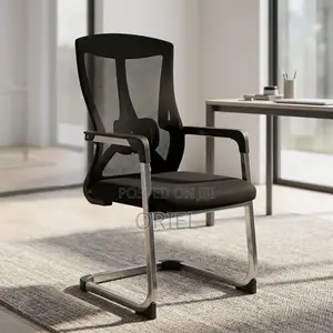 Ergonomic Office Guest Chair – Comfortable Meeting Room Seating