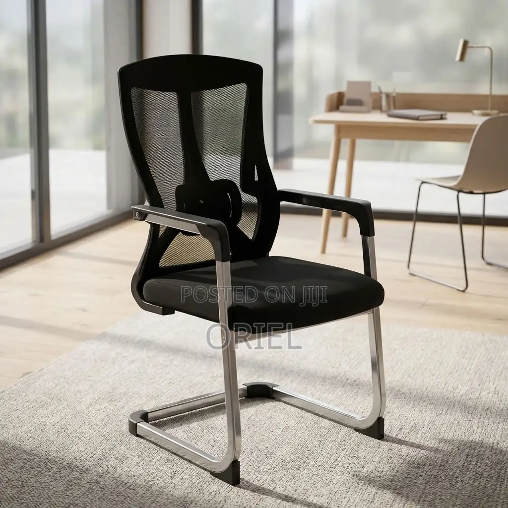 Ergonomic Office Guest Chair – Comfortable Meeting Room Seating