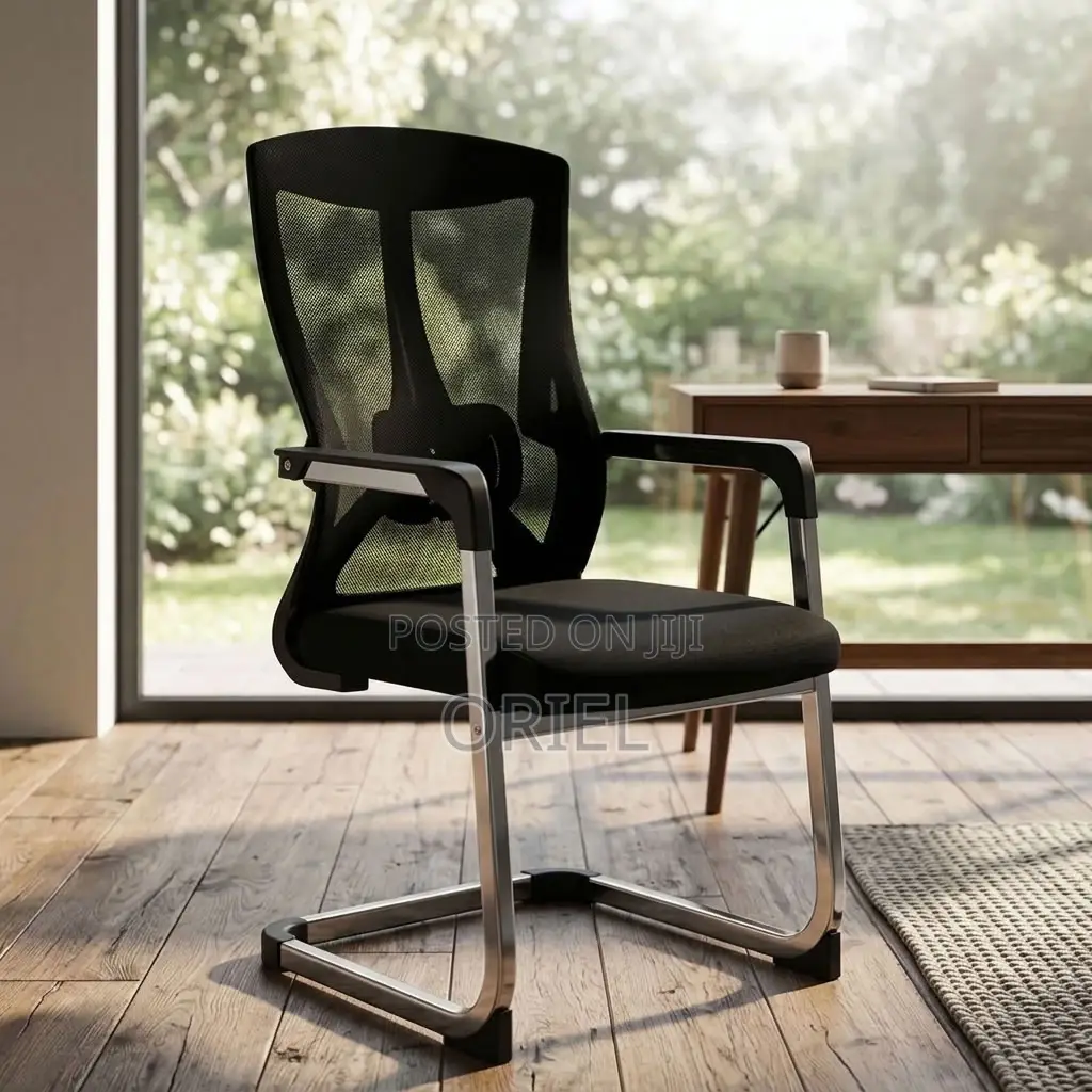 Ergonomic Office Guest Chair – Comfortable Meeting Room Seating