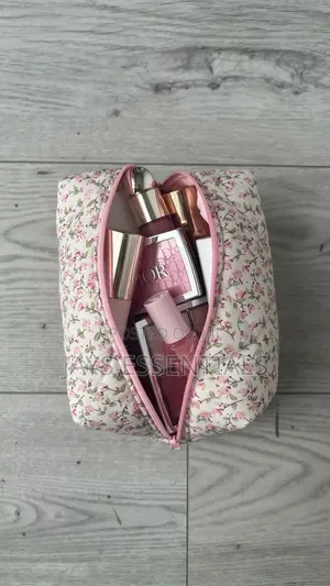 Portable, Floral Essentials Bag