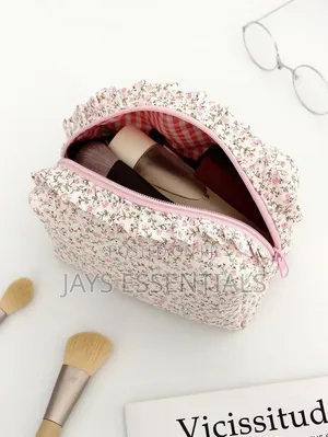 Portable, Floral Essentials Bag