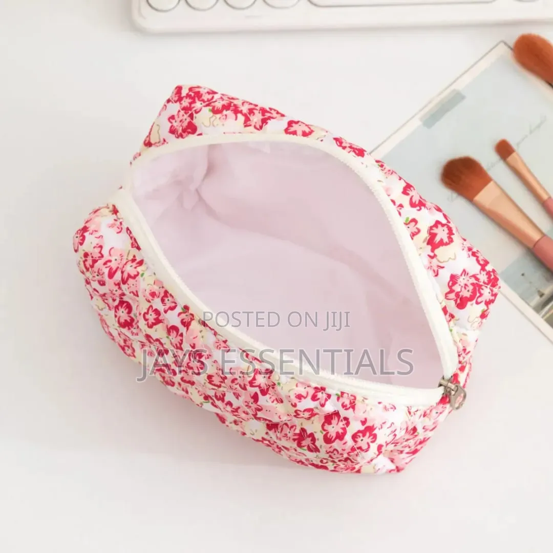 Portable, Floral Essentials Bag