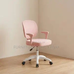 Students Ergonomic Modern Chair | Pink Adjustable Seat
