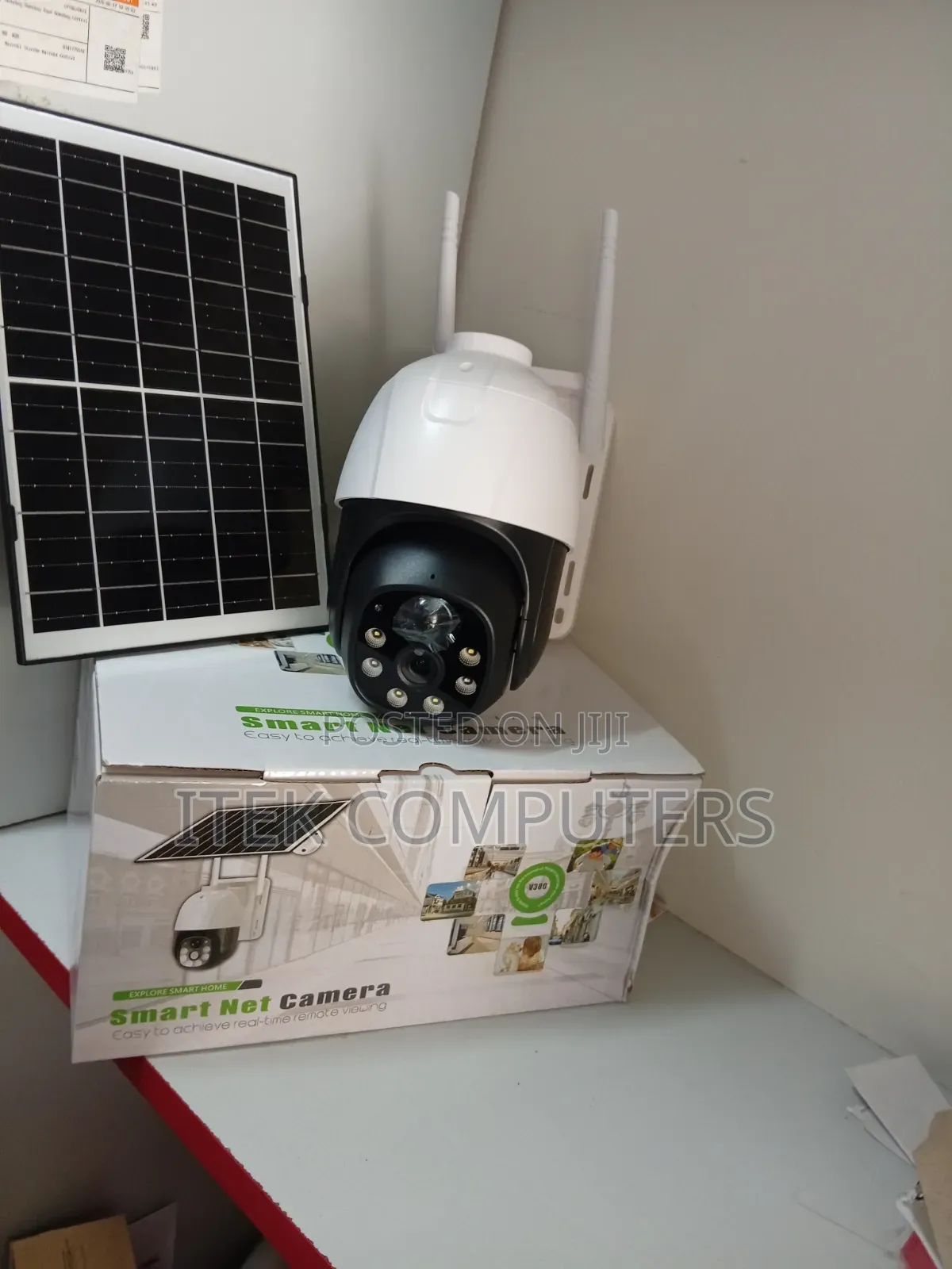 Improve Shop Security With a V380 4G Solar CCTV Camera
