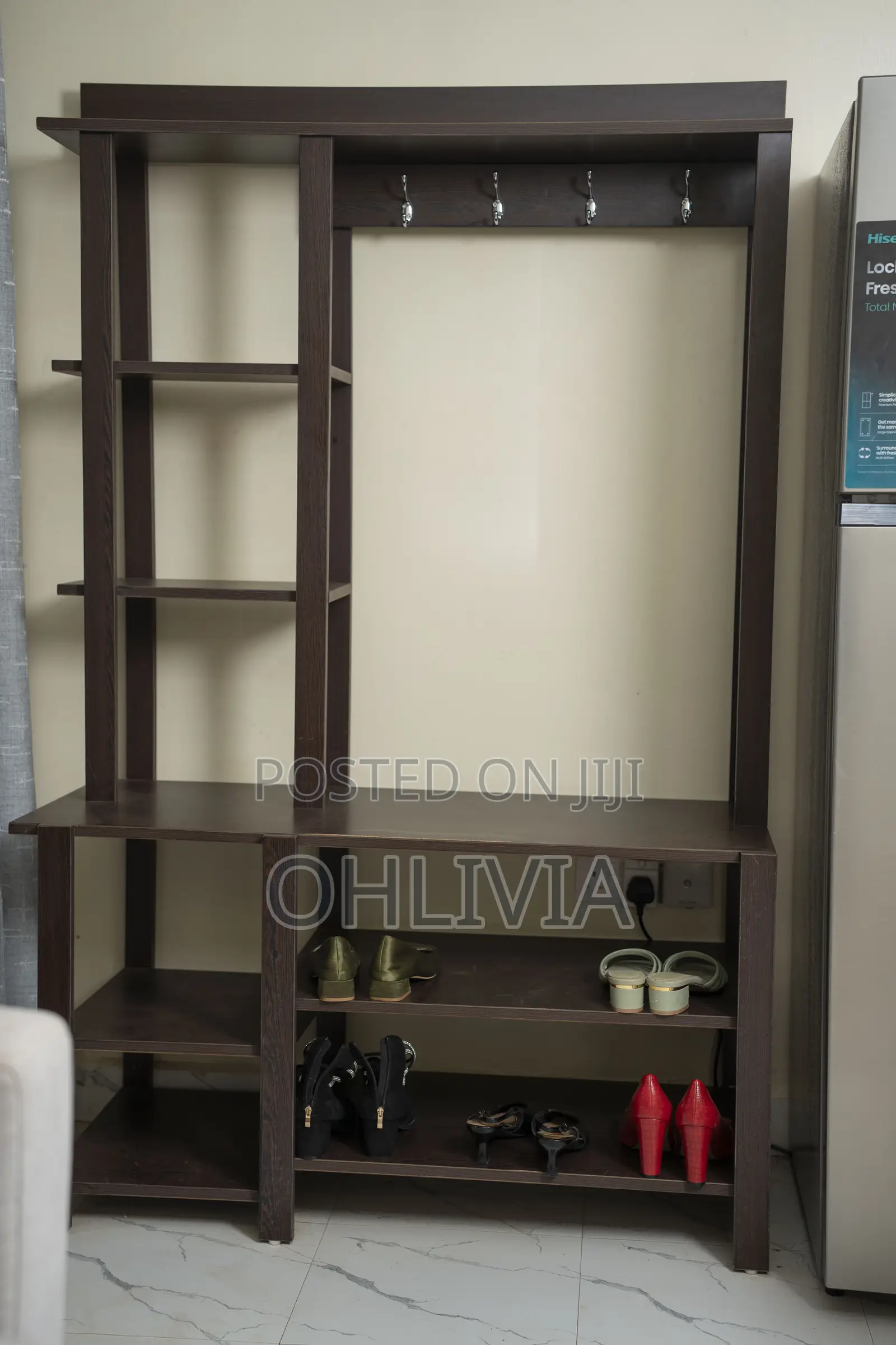 Hand Bag, Shoe Rack and Coat Holder