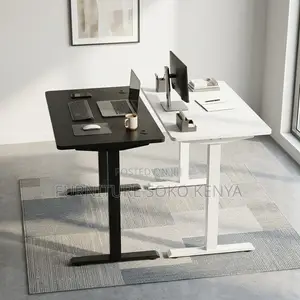 1400MM Black Height Adjustable Table | Electric Sit Stand Desk