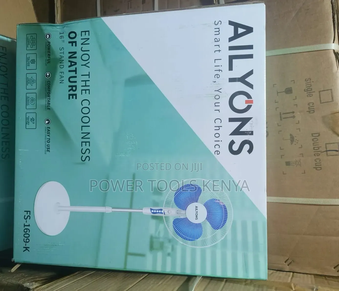 AILYONS 16-Inch Stand Fan