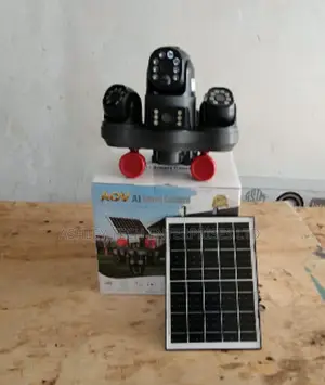 V380 Modern Outdoor Wireless CCTV Camera With Solar Panel